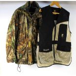 An Advantage timber camouflage jacket, with fleece liner, +/- Size XL,