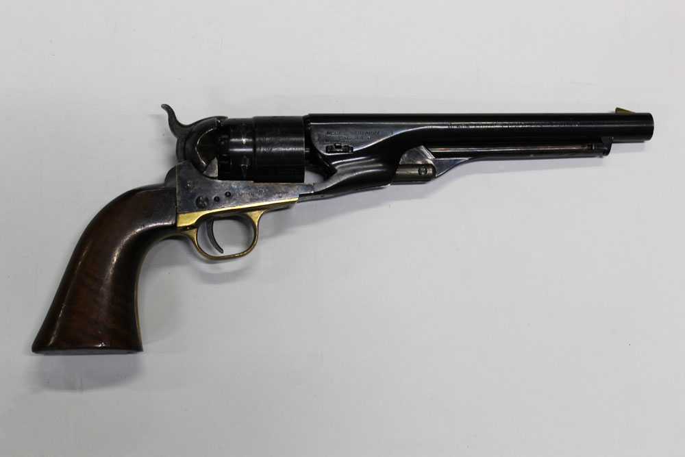 Ubereti Model 1860 Army black powder revolver, with 8" barrel, cal 44, - Image 2 of 2