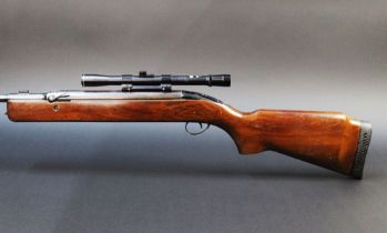 A BSA Air Sporter cal 22 underlever air rifle Mk 4, made from 1969-1971,