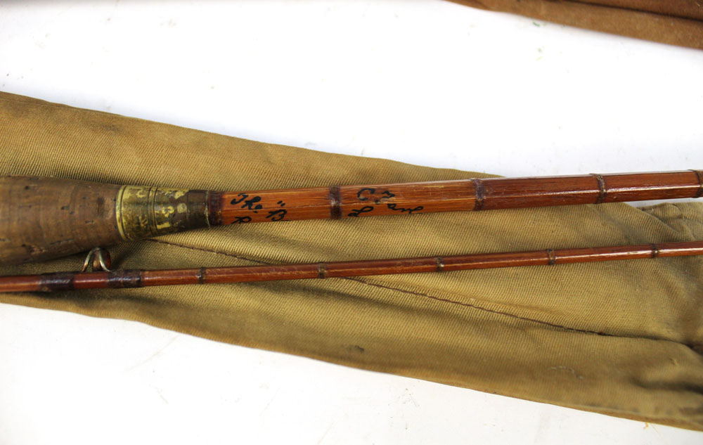 Three rods Sharpe of Aberdeen, The Aberdeen split cane salmon fly rod, - Image 2 of 5