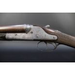 Charles Lancaster a 12 bore Patent hammerless ejector gun, with 30" Damascus barrels,