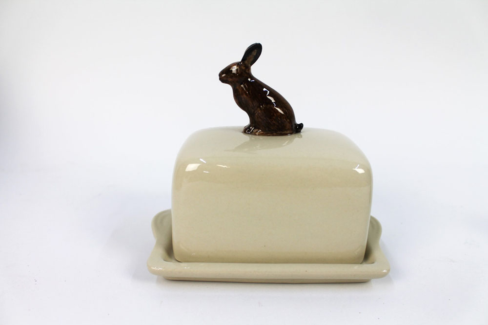 A Quail Pottery butter dish, - Image 4 of 4