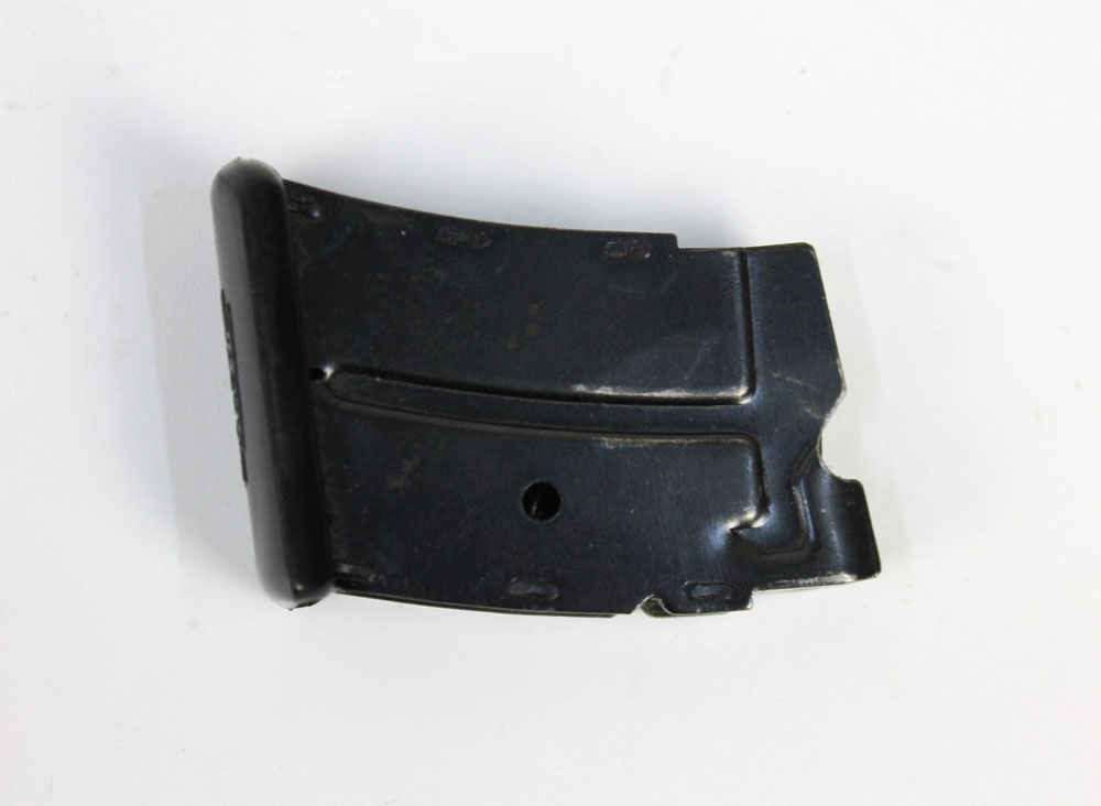 An Anschutz cal 22 LR rifle magazine, five shot.