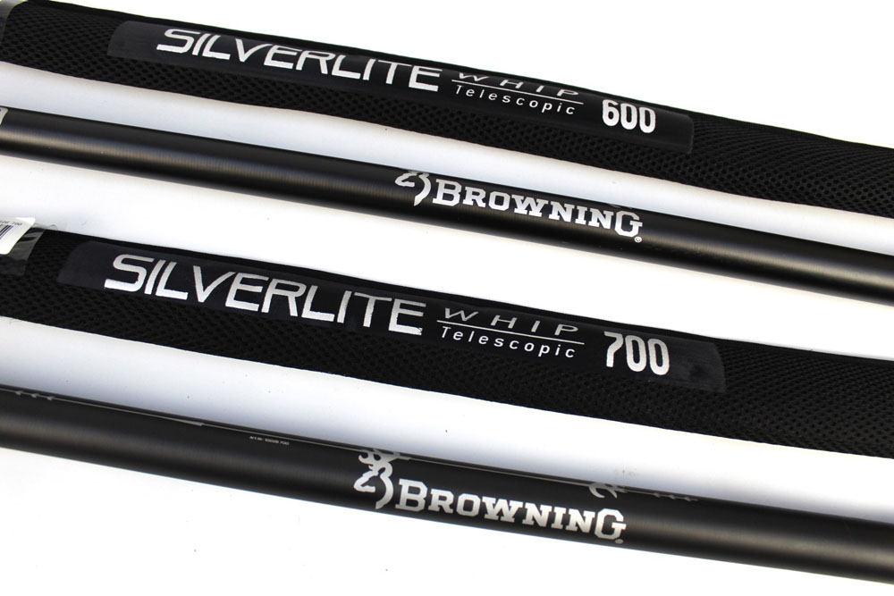 Browning Silverlite whip telescopic fishing pole, 600 and 700, both appear new and unused. - Image 3 of 3