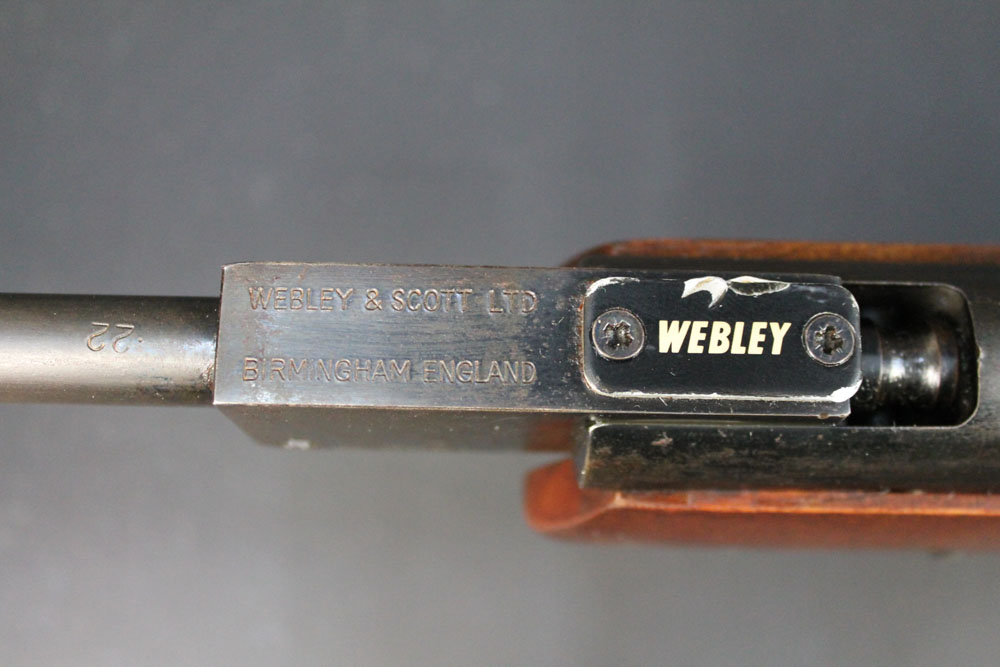 A Webley & Scott Webley Vulcan cal 22 break barrel air rifle, - Bild 11 aus 12