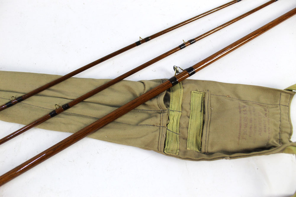 J Somers & Son 40 Thistle Street Aberdeen, a splice Greenheart trout fly rod,