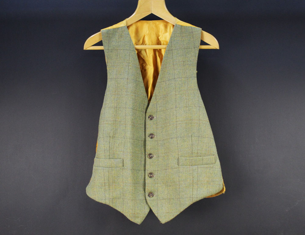 A Woodcock & Snipe of Cumbria Tweed sports jacket and matching waistcoat, - Image 5 of 5