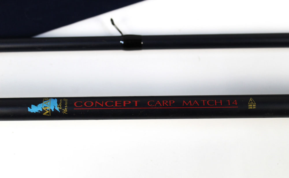 A Map Dave Harrell Concept carp match rod, in three sections, 14'. - Image 2 of 2