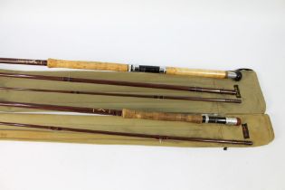 Bruce & Walker two fly rods, a New Era trout fly rod in two sections,