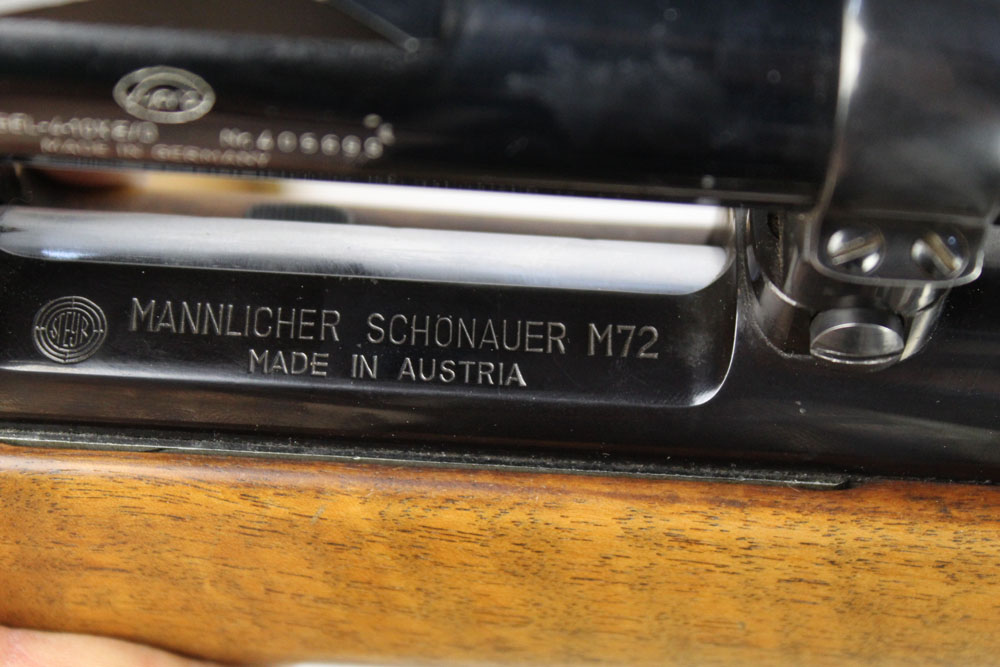 A Mannlicher Schonauer M72 cal 6 mm Remington bolt action rifle, with full length Stutzen stock, - Image 4 of 5