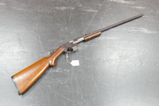 A Savage 1906 pump action cal 22 LR rifle,