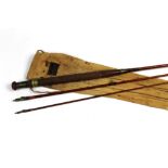 Hardy a split cane trout fly rod The Gold Medal Palakona, Serial No.