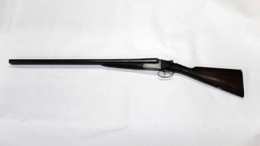 Joseph Harkhom & Son Edinburgh, a 12 bore side by side shotgun, with 27 1/2" sleeved barrels,