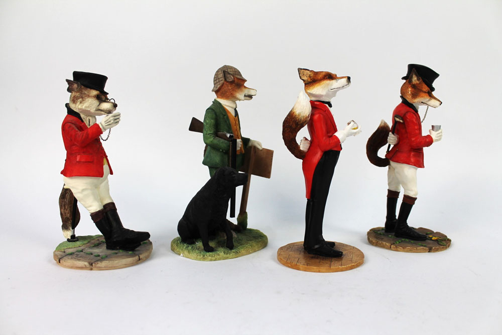 Border Fine Arts four Renyard Estate figurines, to include Viscount Albert Model A9278, - Image 2 of 6