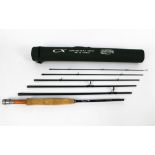 A Cortland CX Fly travel fly rod, in six sections, 8' 6" line 5.