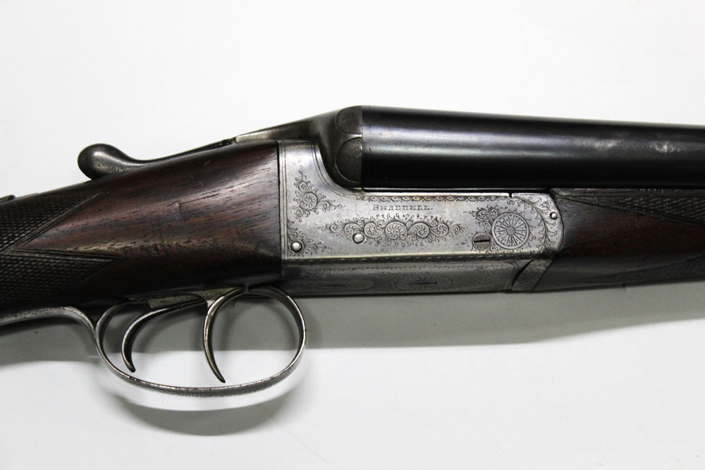 Joseph Braddell Belfast a 12 bore side by side shotgun, with 25" barrels, - Image 3 of 3