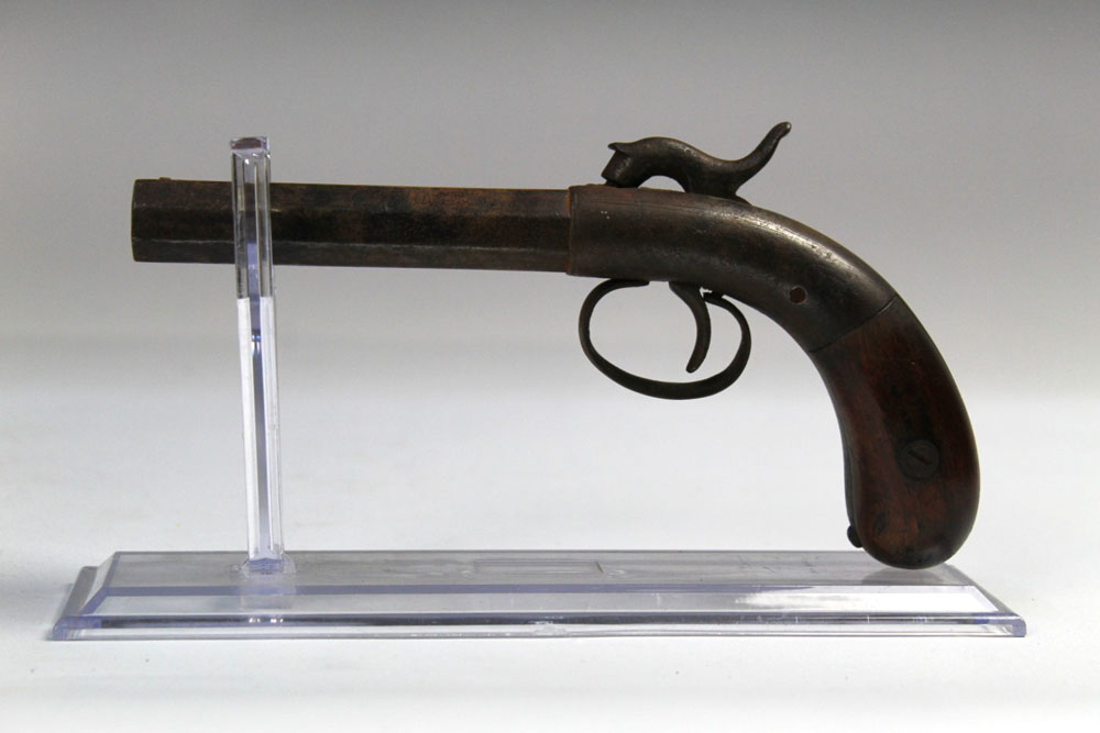 A Victorian percussion pistol, - Image 2 of 4