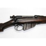 A Lee Enfield converted to a 410 shotgun, with 25" barrel, improved cylinder choke 3" chamber,
