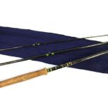 An English Lakes Rod of Cockermouth salmon fly rod, in three sections, 15'. line 9-11.