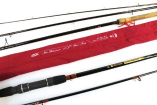 A Dam New Dimension Des Taylor power float rod, in three sections, 13',