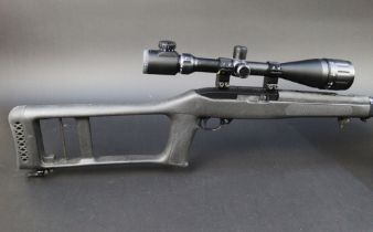 A Ruger 10/22 cal 22 LR semi automatic rifle,