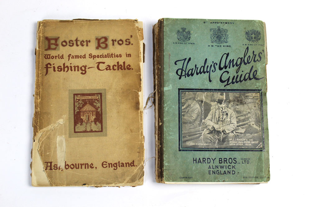 A Hardy Anglers Guide 51st Edition 1929, and a Foster Brothers Fishing Tackle catalogue,