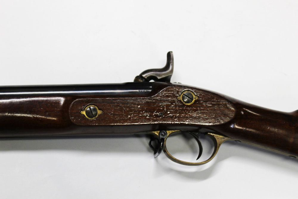 A Parker Hale two band Enfield 1858 percussion black powder rifle, cal . - Image 3 of 3