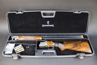 A Browning Ultra XS 12 bore over/under shotgun, with 30" barrels, multi choke,