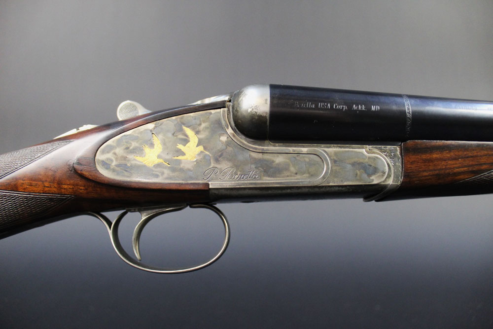 A Beretta 471 EL 12 bore side by side shotgun, with 28" barrels, 3" chambers, top lever, - Image 4 of 10