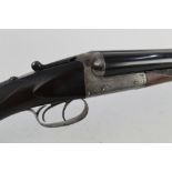 Westley Richards & Co a 12 bore side by side shotgun with 30" sleeved barrels, 2 1/2" chambers,