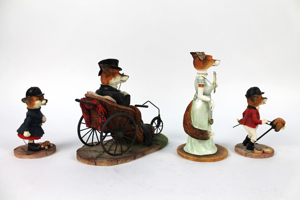 Border Fine Arts four Renyard Estate figurines, to include The Duchess of Renyard Model A8387, - Image 3 of 6