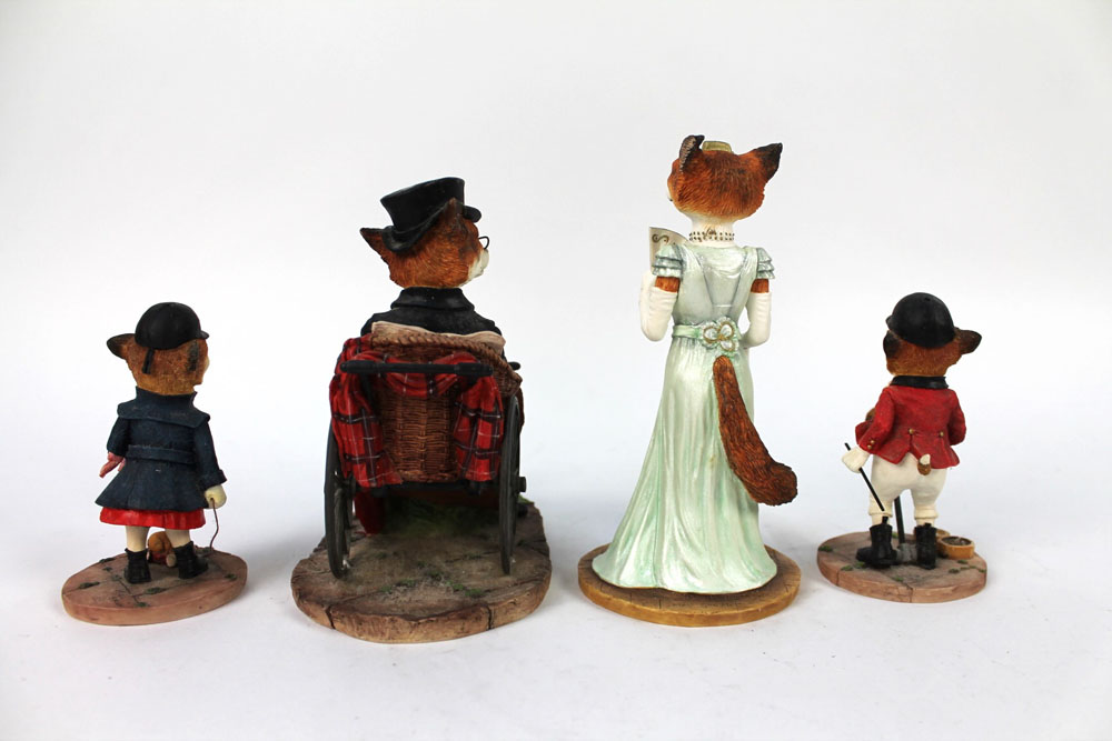 Border Fine Arts four Renyard Estate figurines, to include The Duchess of Renyard Model A8387, - Image 4 of 6