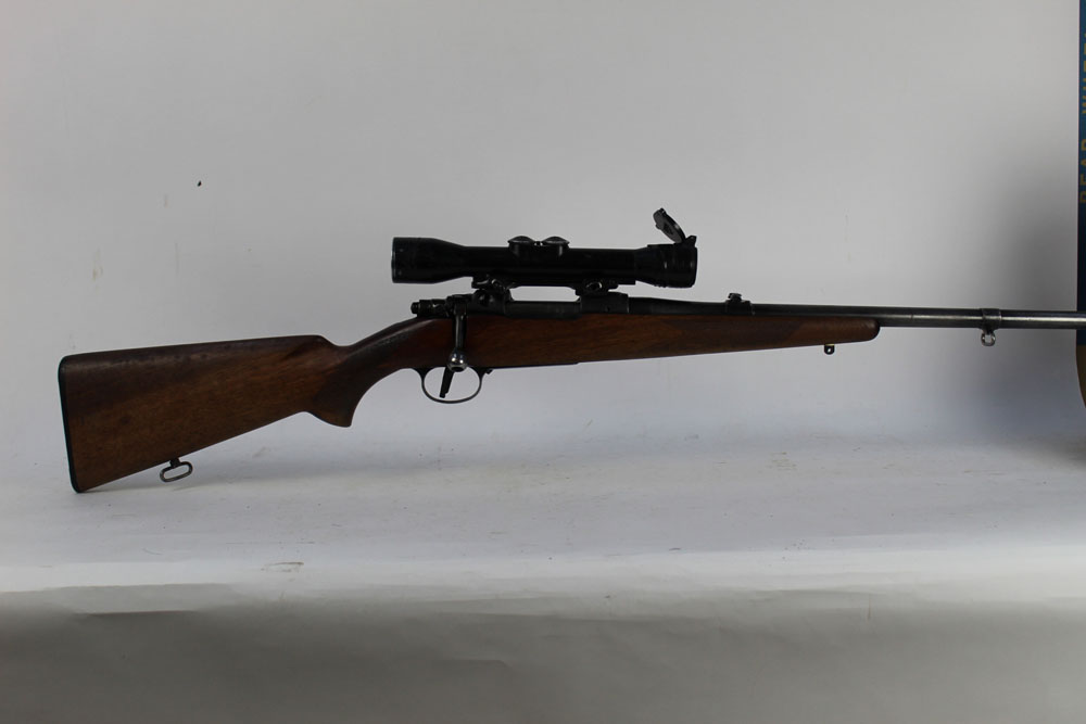 Brno cal 243 bolt action rifle, fitted with a telescopic sight (scope thought to be made by Zeiss), - Image 6 of 6