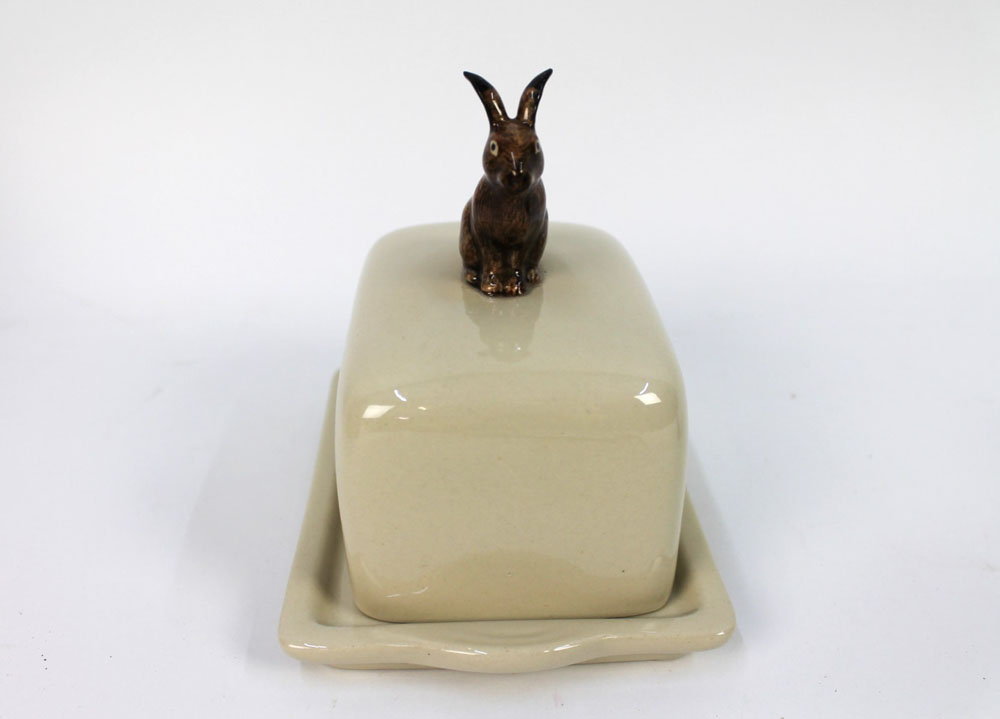 A Quail Pottery butter dish, - Image 3 of 4