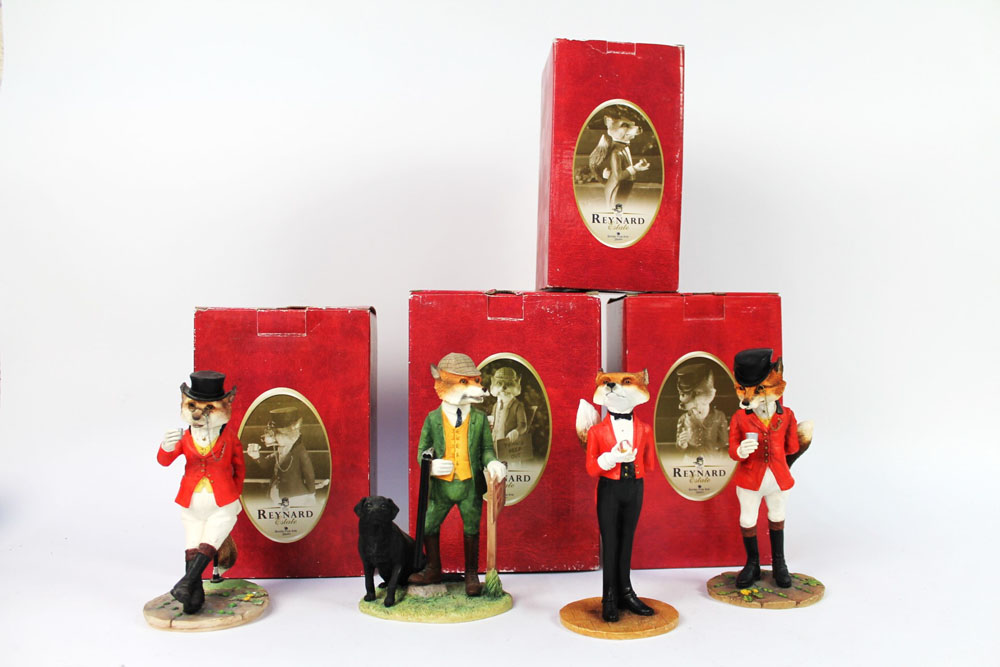 Border Fine Arts four Renyard Estate figurines, to include Viscount Albert Model A9278, - Image 6 of 6