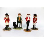 Border Fine Arts four Renyard Estate figurines, to include Viscount Albert Model A9278,