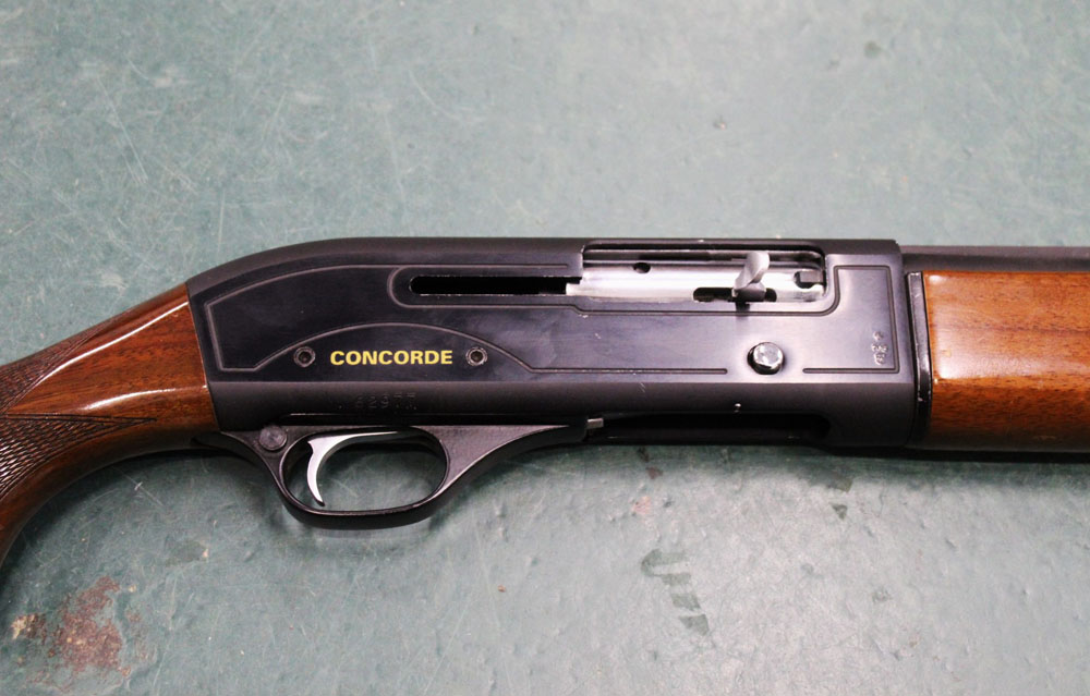 A Concorde 20 semi automatic shotgun, fitted with a 27" multi choke barrel, 3" chamber,