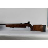 Walther cal 22 LR bolt action target rifle, single shot and fitted with Walther Diopter sights.