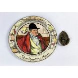 A Royal Doulton The Hunting Man plate, diameter 26.