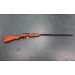 A Webley & Scott bolt action 410 single barrelled shotgun, with 25" barrel, three quarter choke,