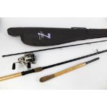 A Drennan Series 7 Silverfish float rod, in three sections, 13',