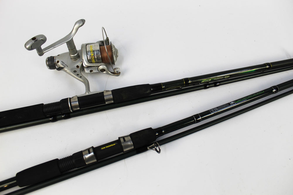 A Ron Thompson EVP2 feeder 300 rod, in three sections 10', fitted with a Mitchell fixed spool reel,