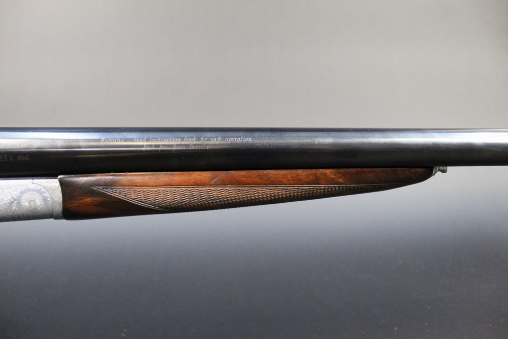 Beretta 486 12 bore side by side shotgun, with 28" barrels, 76 mm chambers, ejector, - Image 3 of 10