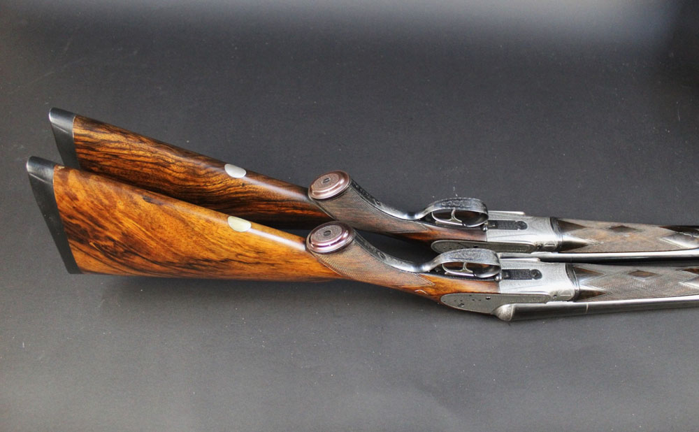 Stephen Grant & Sons London a pair of 12 bore side lever side by side shotguns, - Image 5 of 19