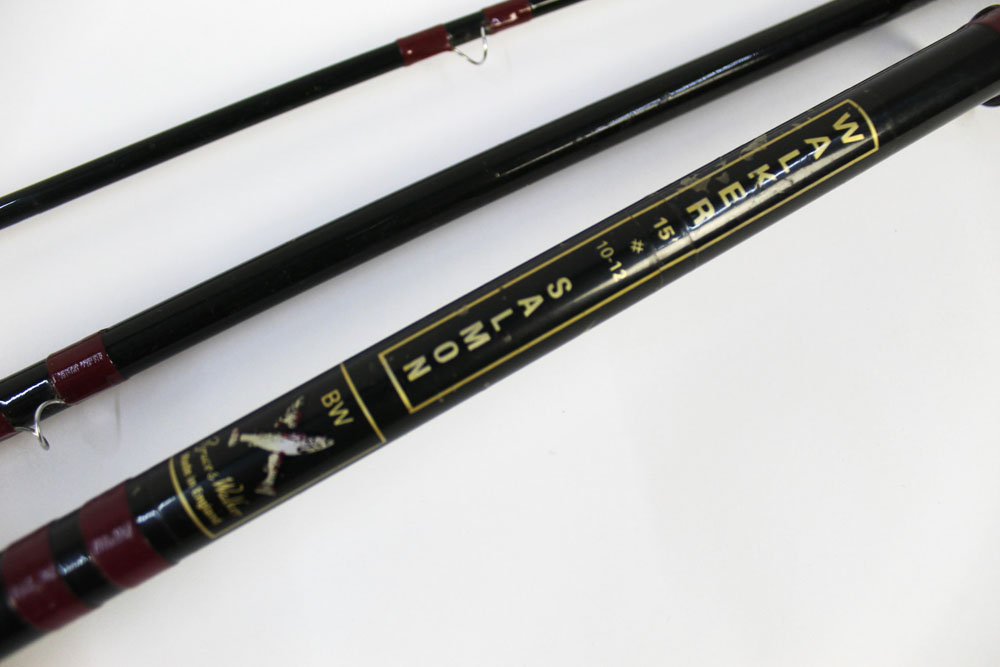 A Bruce & Walker Walker salmon fly rod, in three sections 15', line 10-12. - Image 2 of 2