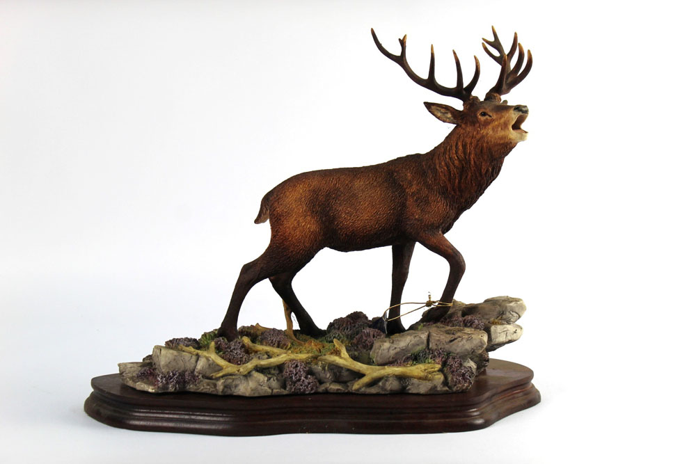 Border Fine Arts a figure of a red stag "Highland Majesty" Model No.