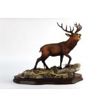 Border Fine Arts a figure of a red stag "Highland Majesty" Model No.