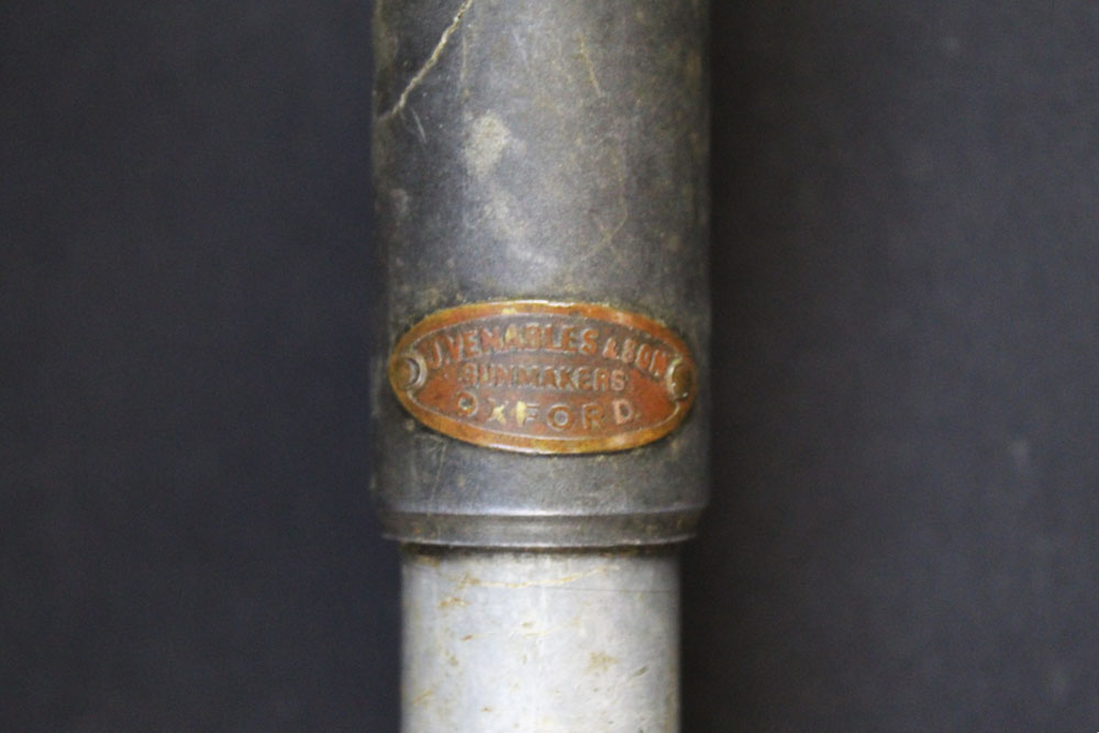 Two vintage shooting sticks, the first with lozenge J Venables & Son Gunmakers Oxford, - Image 4 of 4
