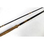 Hardy Fibalite Perfection trout fly rod, in two sections. 10' 6".