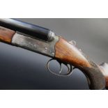 Miroku a 12 bore side by side shotgun, with 28" barrels, 2 3/4" chambers, boxlock, non ejector,